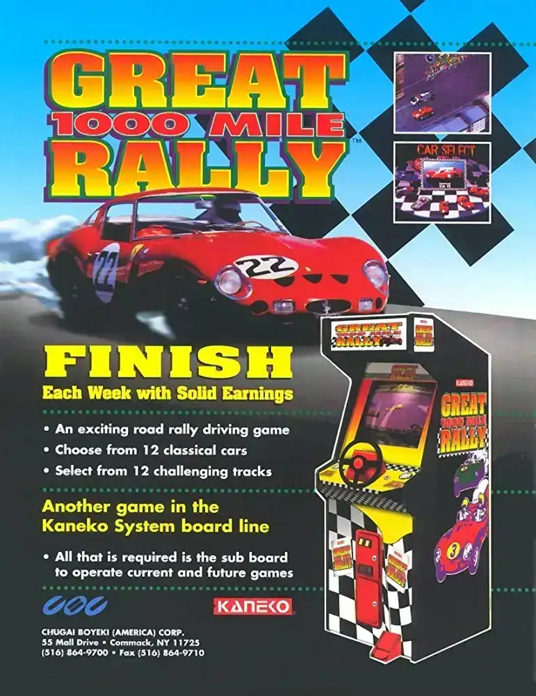 1000 Miglia: Play Online Classic Arcade Racing Emulator